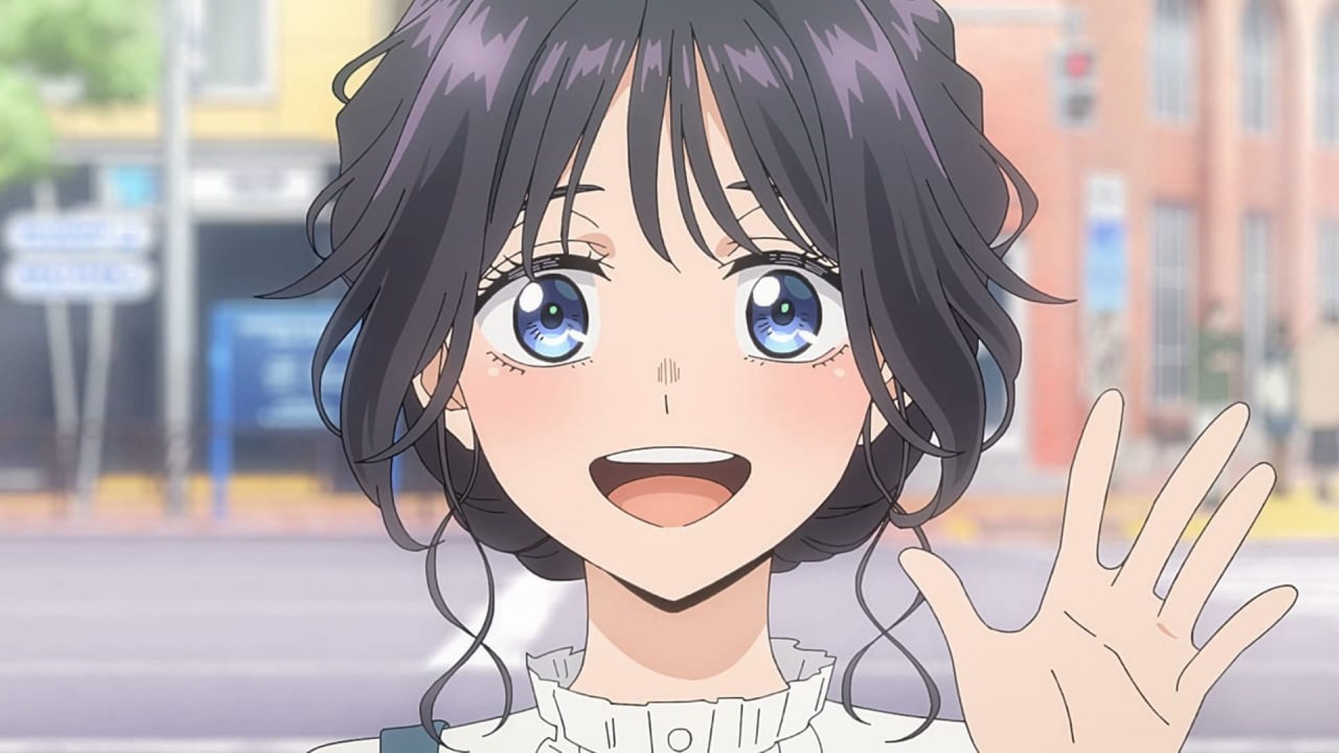 Kaoruko greets Rintaro (Image via CloverWorks)